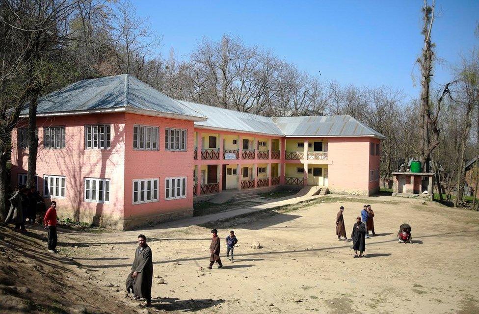 The school yard where the killing took place