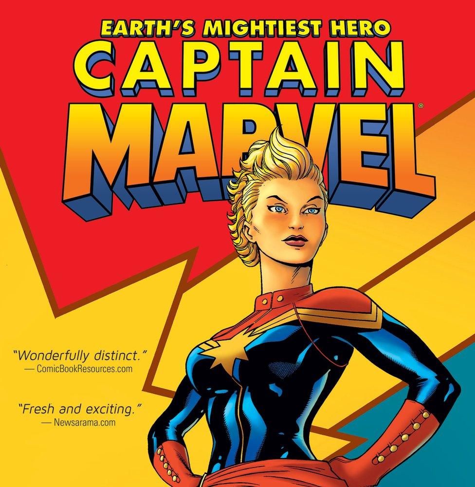 Carol Danvers' first comic as Captain Marvel