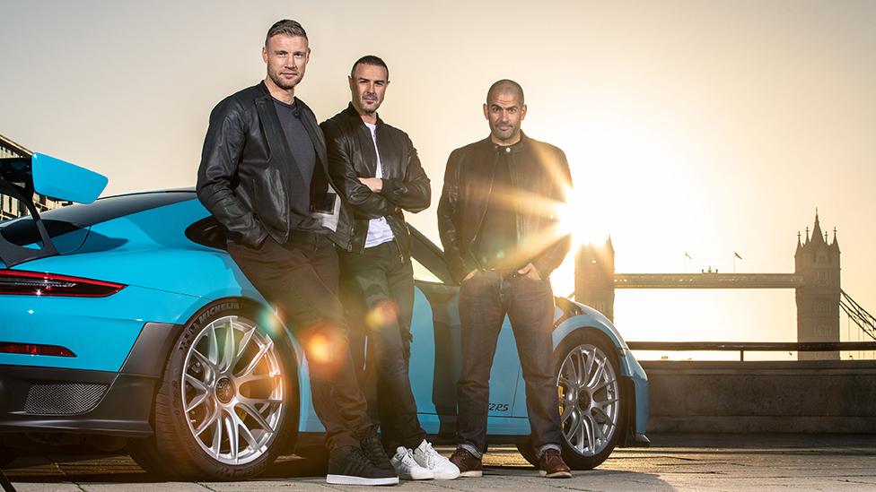 Freddie Flintoff, Paddy McGuinness, Chris Harris