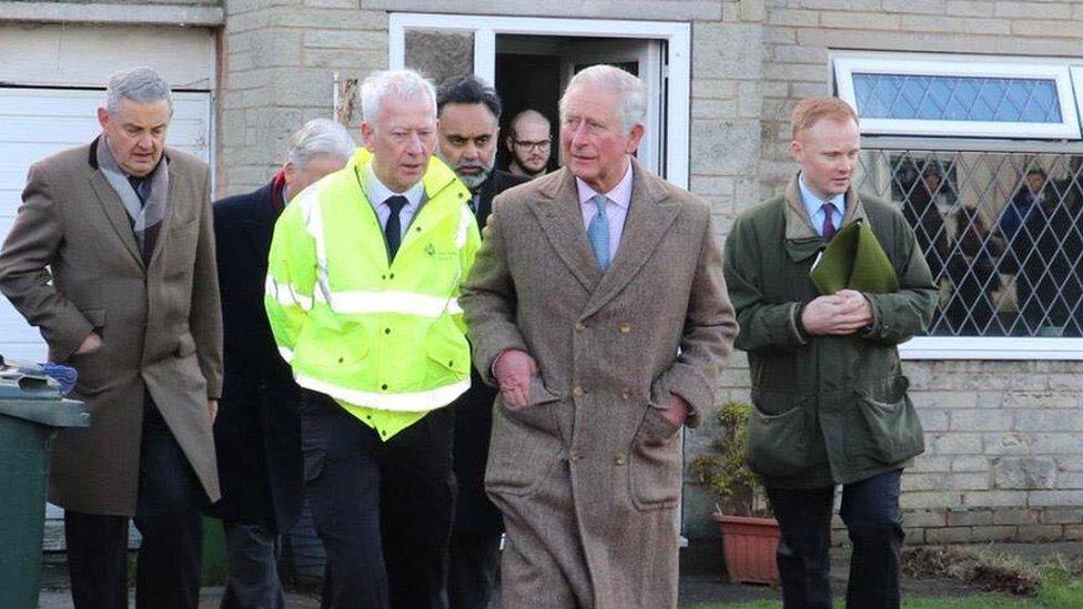 Prince Charles in Fishlake