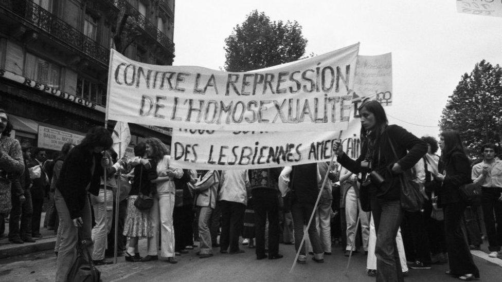 A 1977 protest against anti-gay repression in France