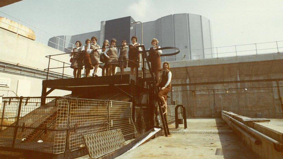 Wylfa guides in the 1970s