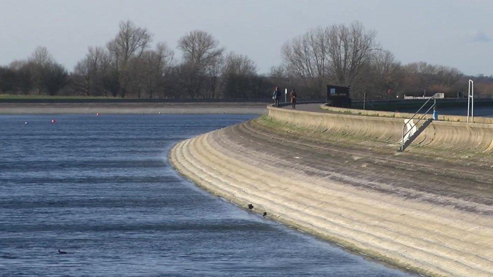 Farmoor reservoir edge