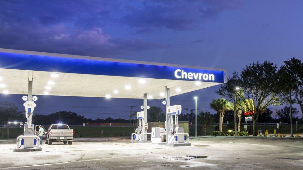 Florida, Stuart, Chevron gas station