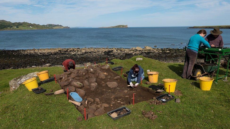 Dig at Staffin