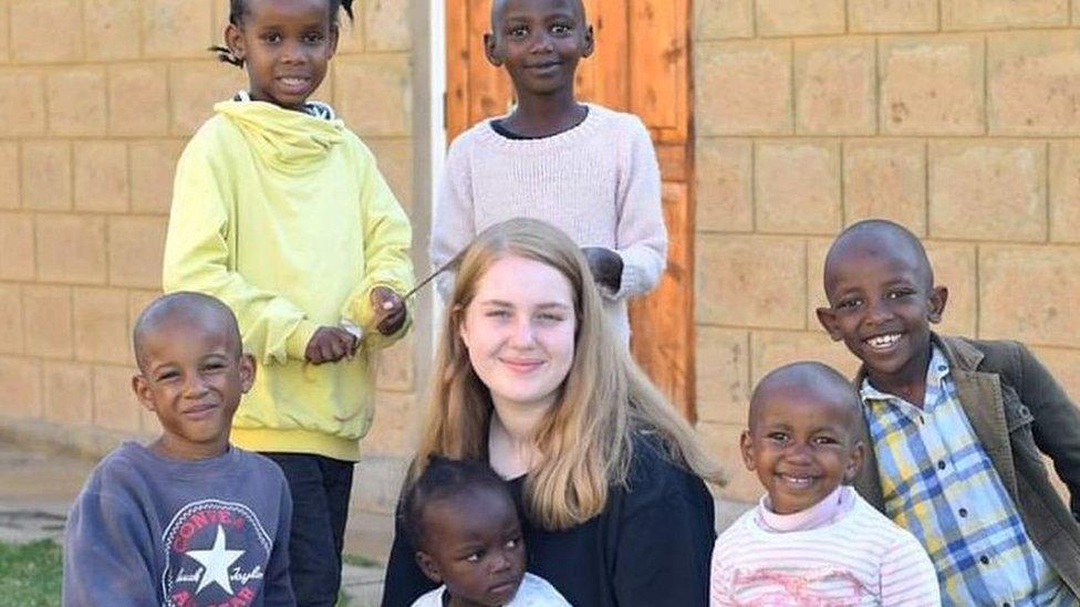 Charlotte in Kenya