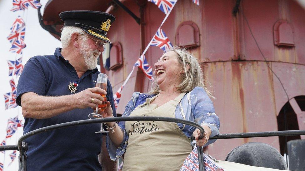 Couple at the Gloucester Tall Ships Festival