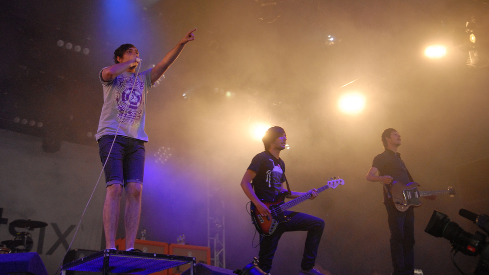 You Me at Six perform at Reading Festival, 2009