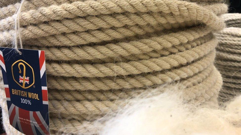 Wool rope