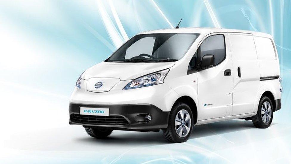 Nissan e-nV200 van