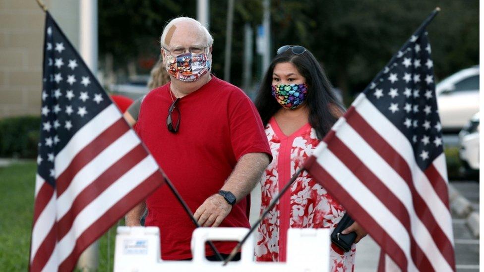 Early voting in Florida on 25 October