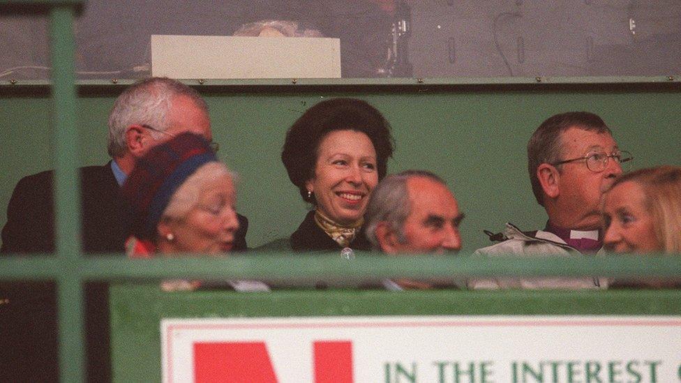 Princess Anne at Welford Road