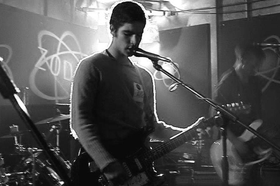 Yannis Philippakis of Foals, in his earlier band Elizabeth