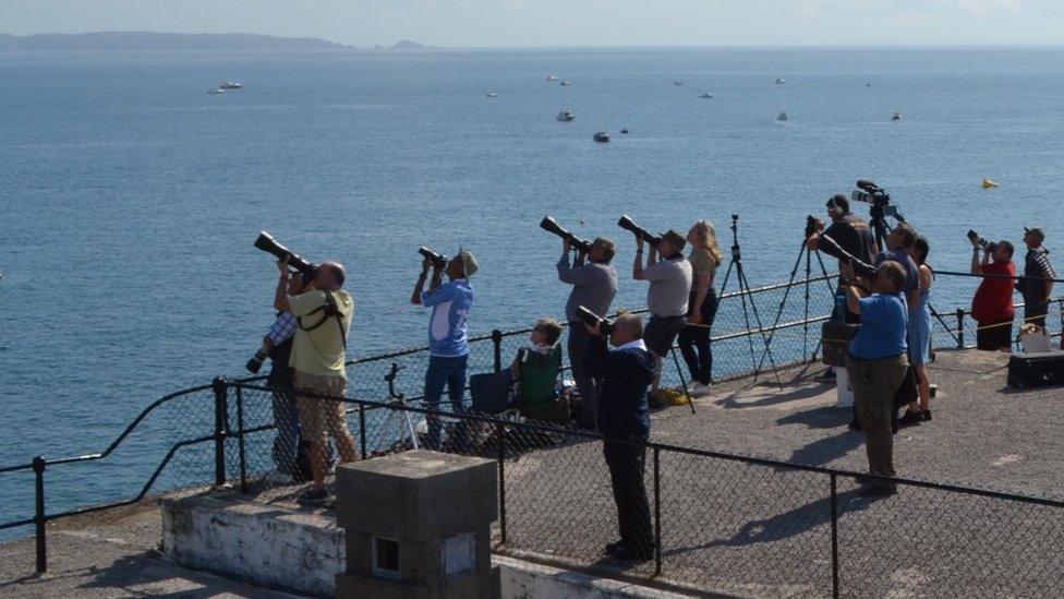 Photographers at Guernsey Air Display