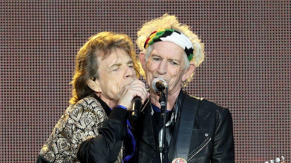 Mick Jagger and Keith Richards