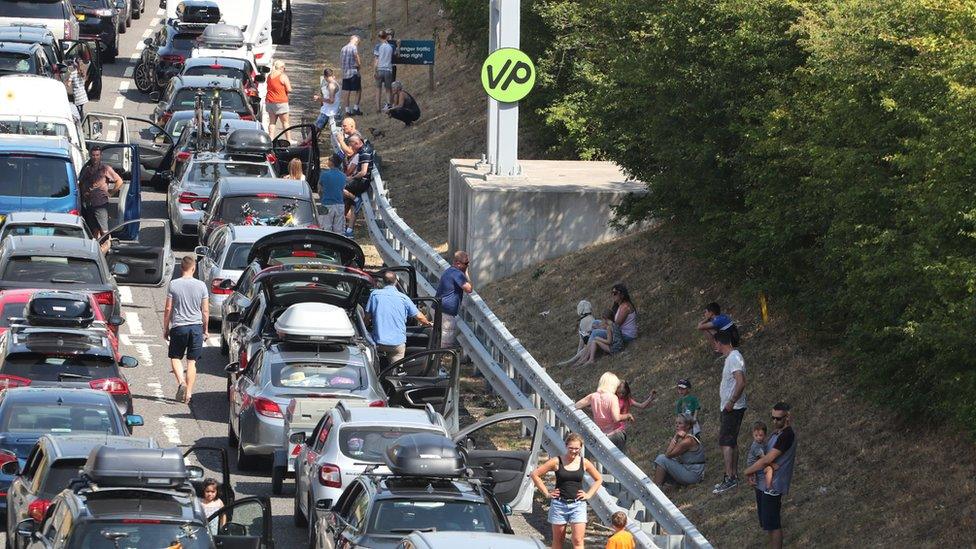 Queues for Eurotunnel