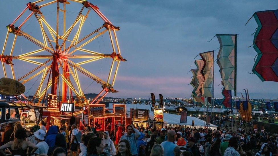 Big wheel at Y Not Festival