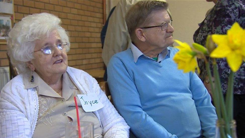 Joyce Samuel, 84, and Tony Lane, 71, use a day centre which runs as a cooperative