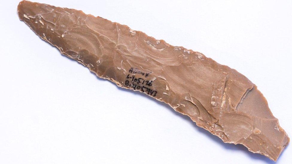 Flint knife