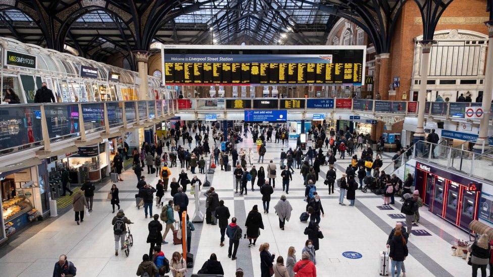 File photo showing the current concourse at Liverpool Street Station