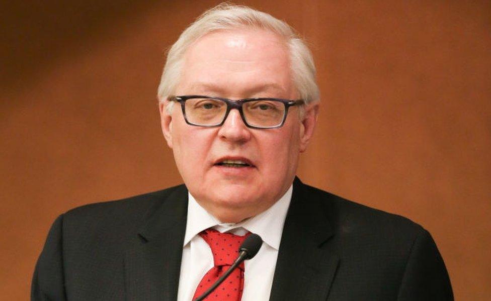 Russia's Deputy Foreign Minister Sergei Ryabkov pictured in February 2018