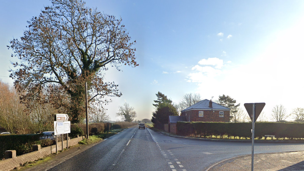 A18 near the junction of Crow Tree Bank