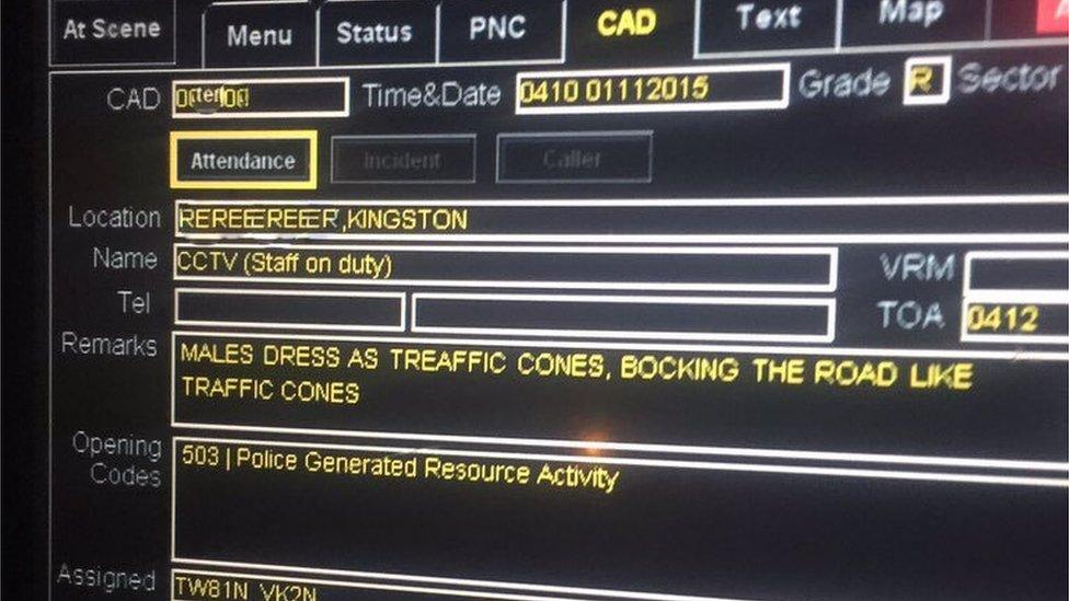 Kingston Police screen shot