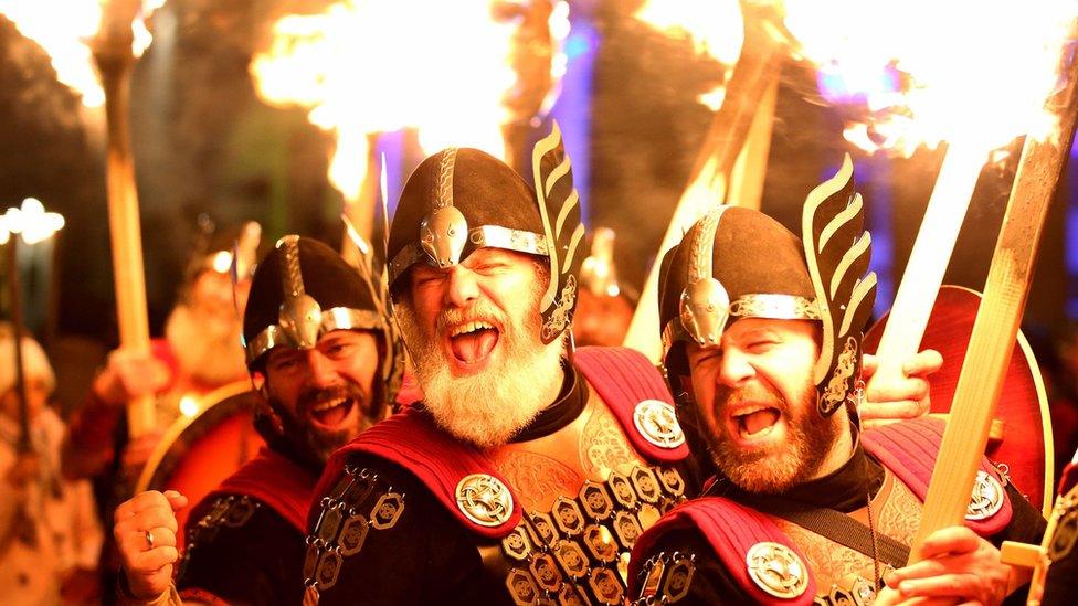 Up Helly Aa vikings