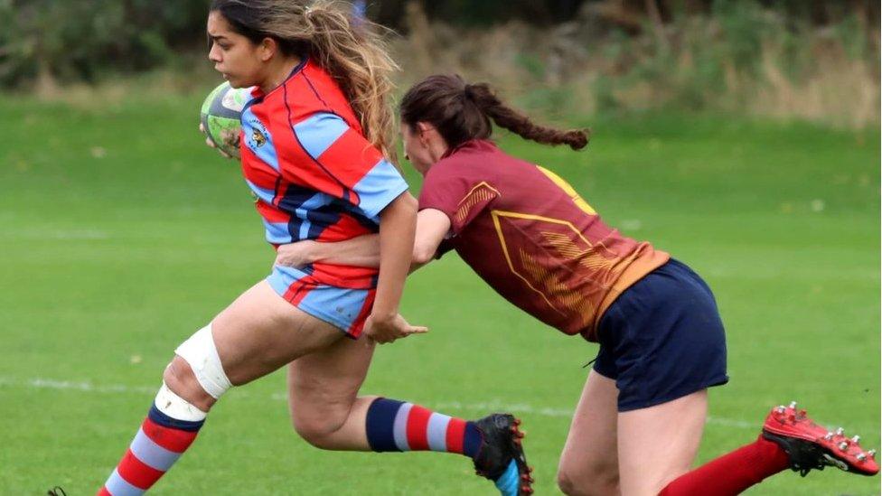 Liberton Women during a match