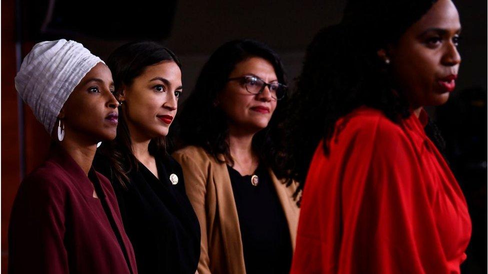 The "Squad" of progressive Democratic lawmakers