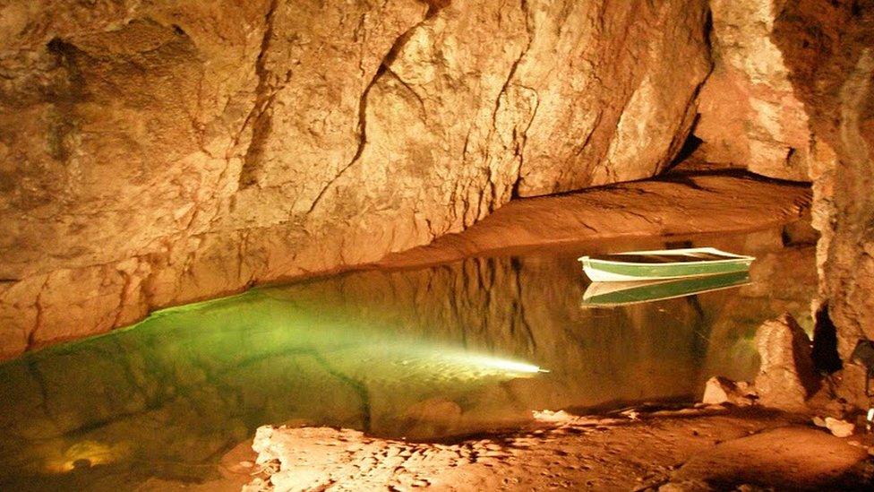 Wookey Hole Caves in Weston-super-Mare