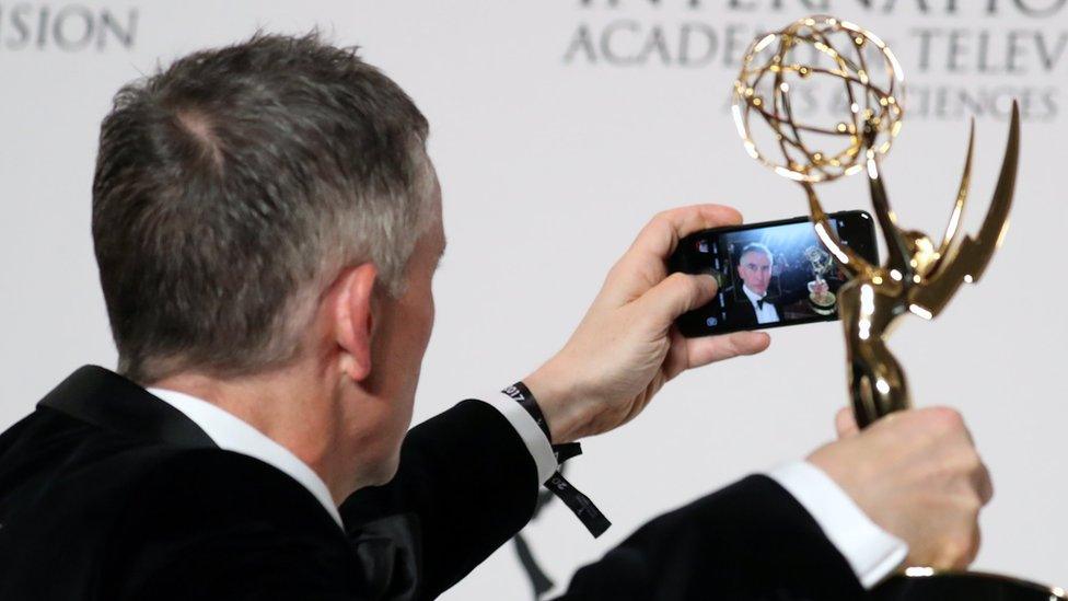 Steve Coogan at the International Emmy Awards