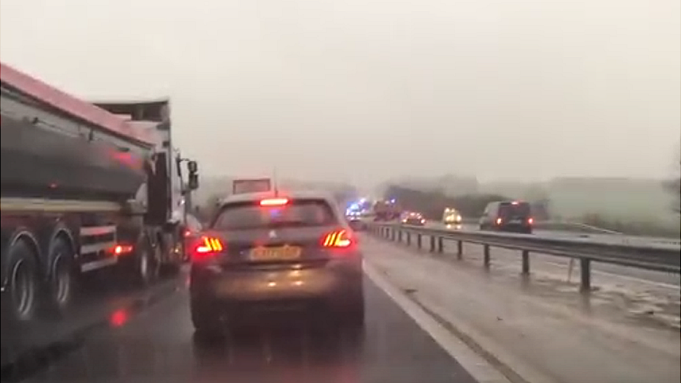 M11 collision