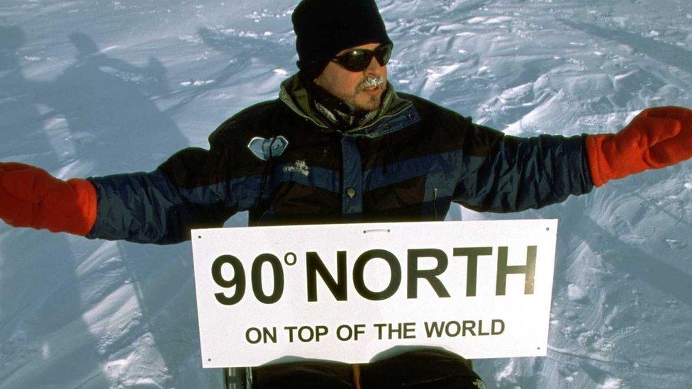 Michael McGrath in the Arctic