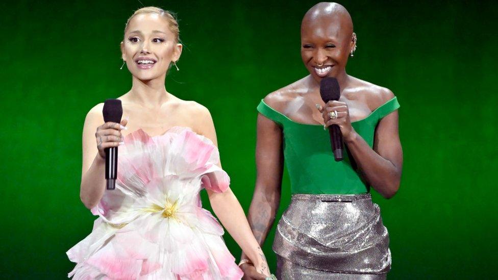 Ariana Grande and Cynthia Erivo