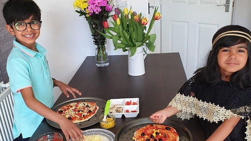 Siblings Zakariyah and Rayya Maryam Ismail from Cheltenham