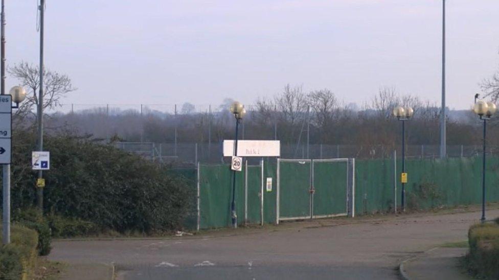 Football field, Nene Park, Irthlingborough