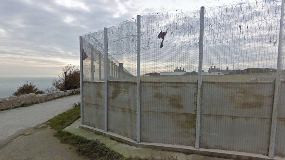 Portland prison fence