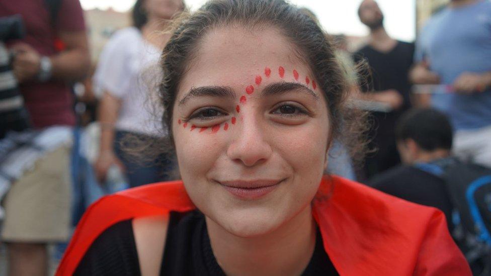 Lebanese demonstrators who spoke to the BBC about why they are protesting