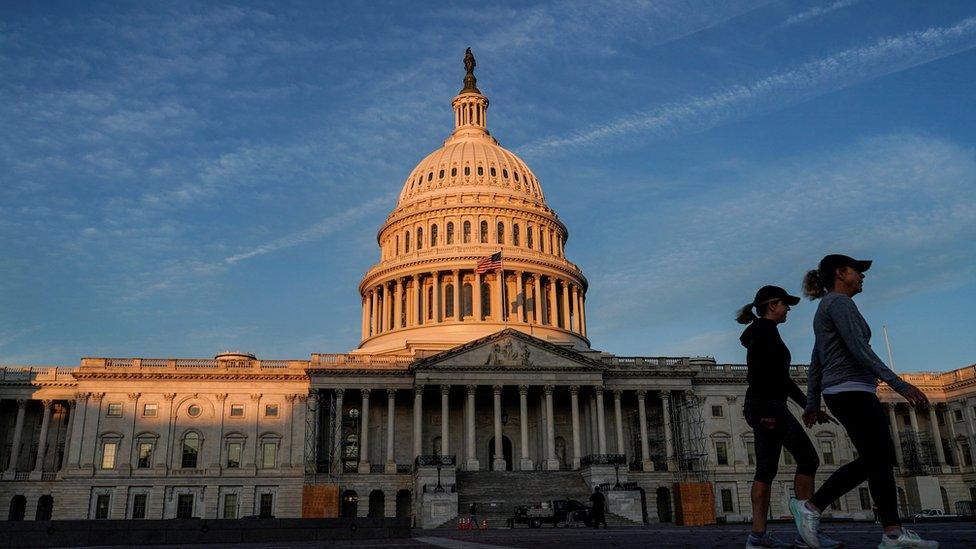 The US Capitol building