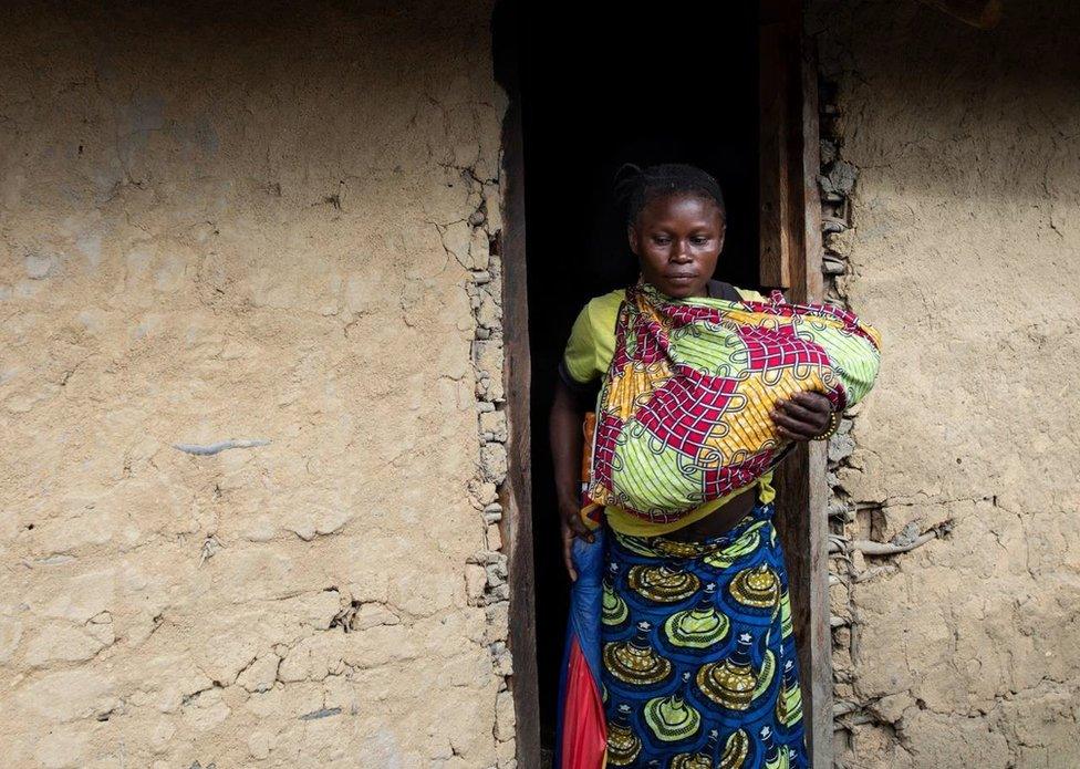 Nine-month-old Zawidi with her mother Tantine Katangalo