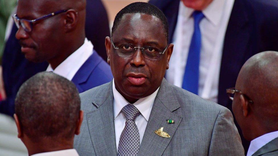 Senegalese President Macky Sall