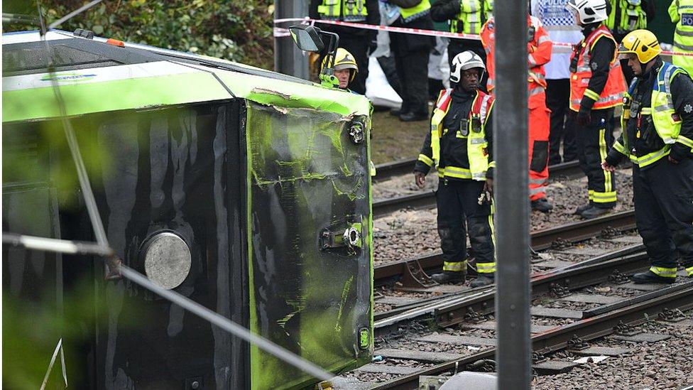 Tram crash