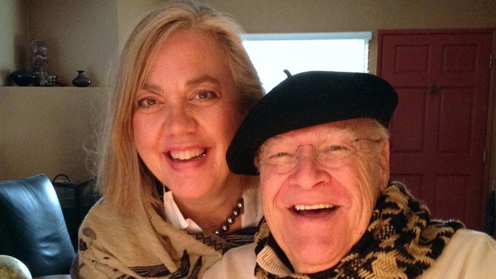 David Huddleston with his wife Sarah Koeppe