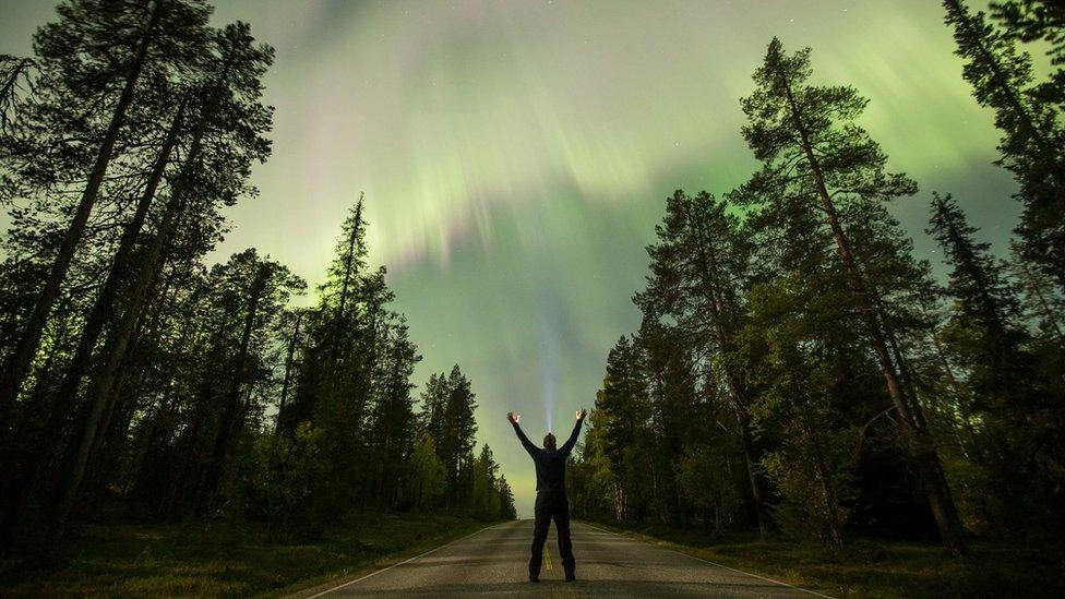 Aurora Borealis as seen from Lapland