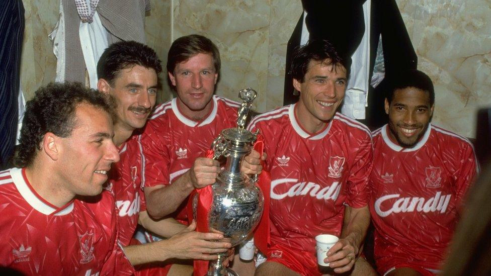 Liverpool 1990 league winners.