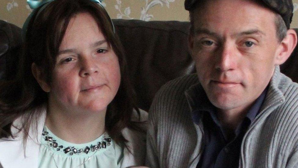 Timothy McComb with his sister Katie