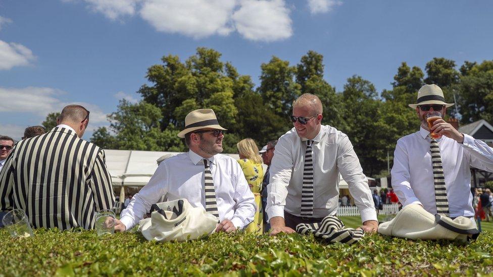 Spectators at Henley Regatta