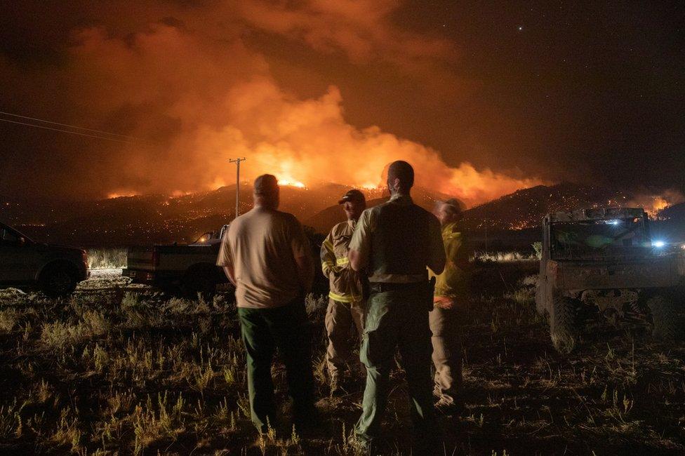 Wildfire in Oregon