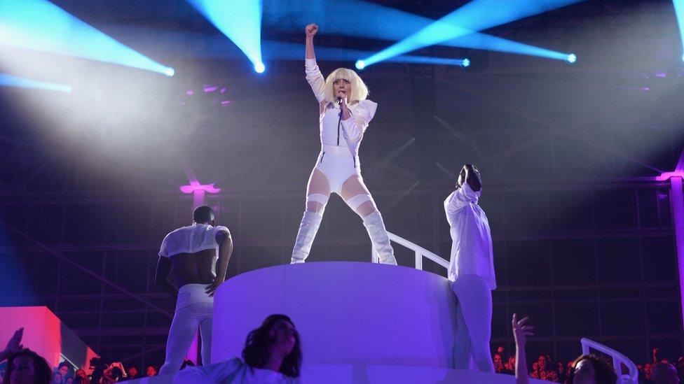 Lady Gaga in concert, New York 2013